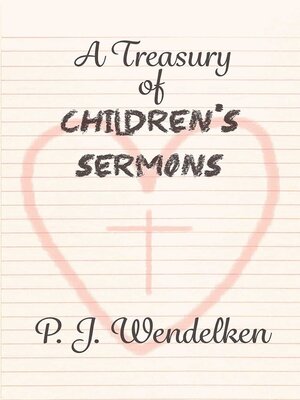 cover image of A Treasury of Children's Sermons